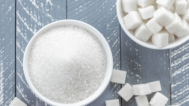 Cups of sugar